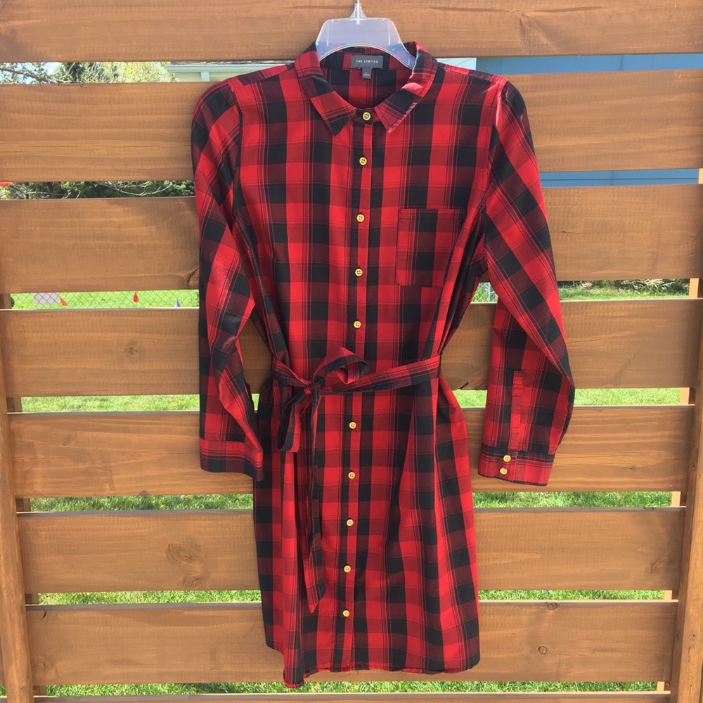The Limited Plaid Dress